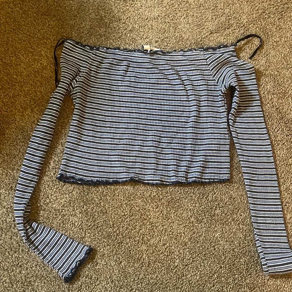 Off the shoulder crop top